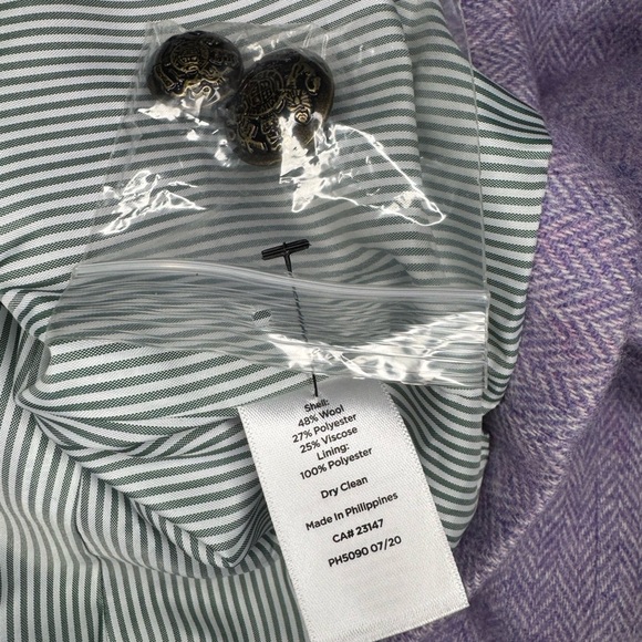 Talbots Purple Women's Blazer - Picture 13 of 13